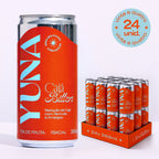 Cajá Bitters YUNA: lata e pack com 24 latas de 269 ml