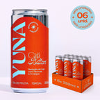 Cajá Bitters YUNA: lata e pack com 6 latas de 269 ml