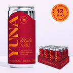 Rubi Spritz YUNA: lata e pack com 12 latas de 269 ml