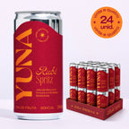 Rubi Spritz YUNA: lata e pack com 24 latas de 269 ml